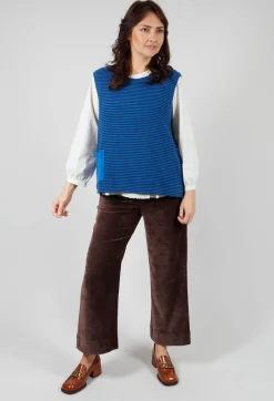 Rene Derhy Trousers^Velvet Pocket Detail Trousers in Marron