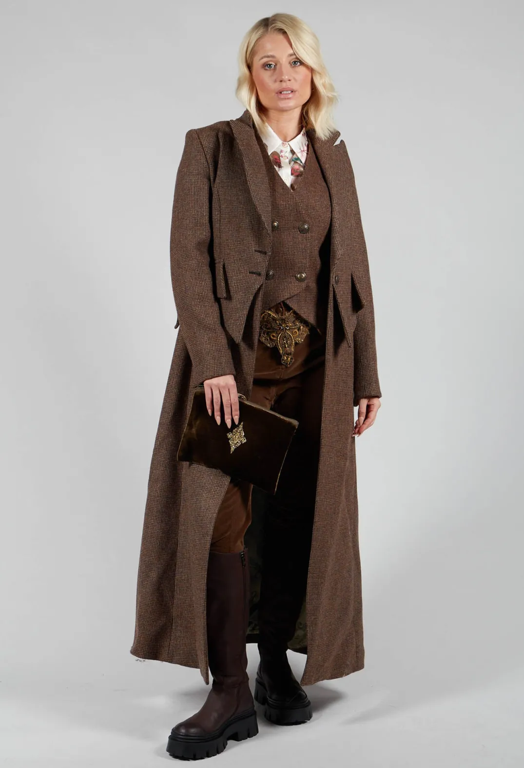 T.ba Coats^Verdi Coat in Tweed