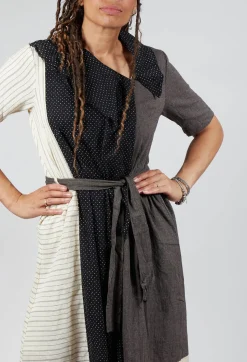 Les Ours Dresses^Veronique Dress in Lin/Cot Mixte