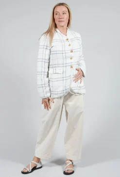 Hannoh Wessel Jackets^Veronique Jacket in Natural Check