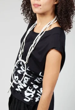 Bread and Butter Tops^Vest Top in Black Print