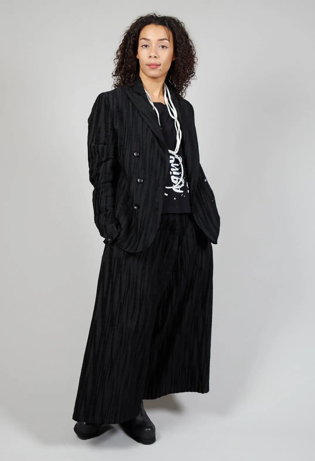Bread and Butter Tops^Vest Top in Black Print