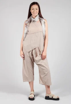 Pal Offner Tops^Vest Top with Raw Edges in Greige