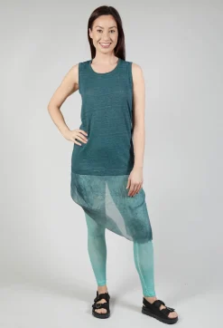 Rundholz Mainline Tops^Vest with Silk Accent in Tulip Cloud