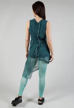 Rundholz Mainline Tops^Vest with Silk Accent in Tulip Cloud