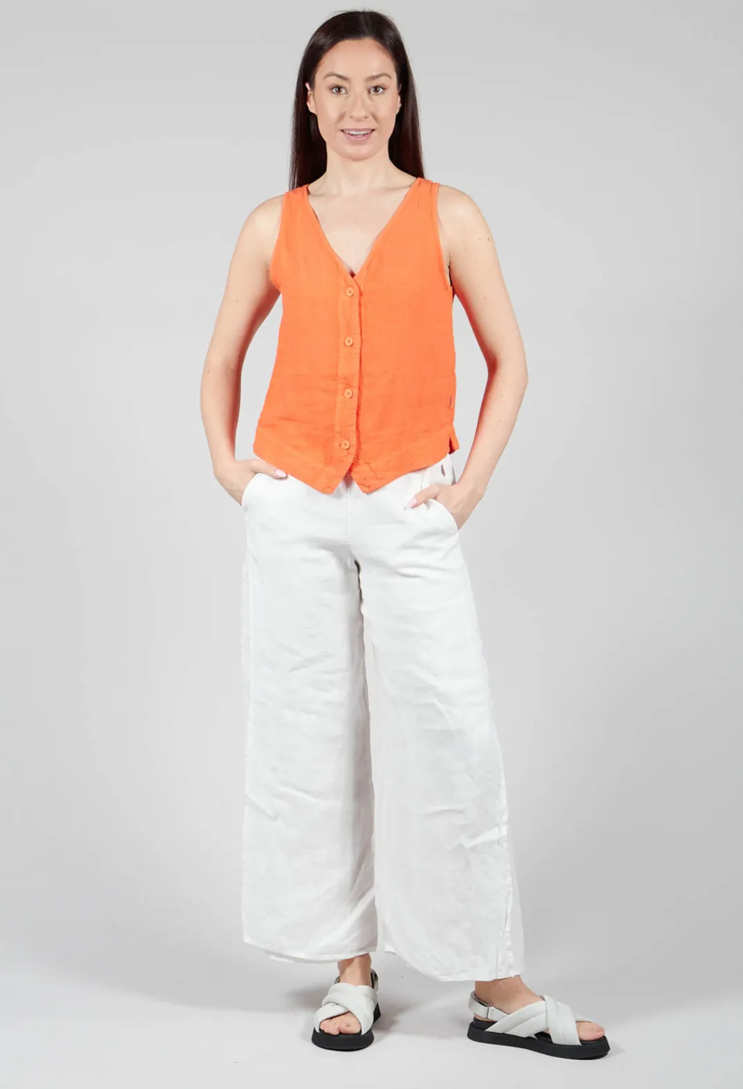 Elemente Clemente Tops^Vest Yune in Arancia