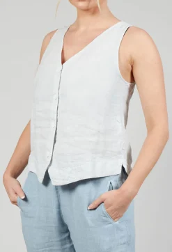 Elemente Clemente Tops^Vest Yune in Greige