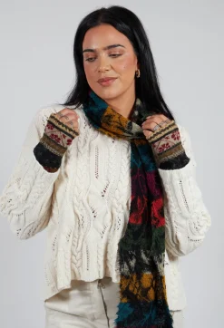 Butapana Scarves^Vibrant Wool Scarf in Prism