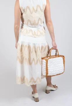 Rene Derhy Skirts^Villeneuve Skirt in Blanc