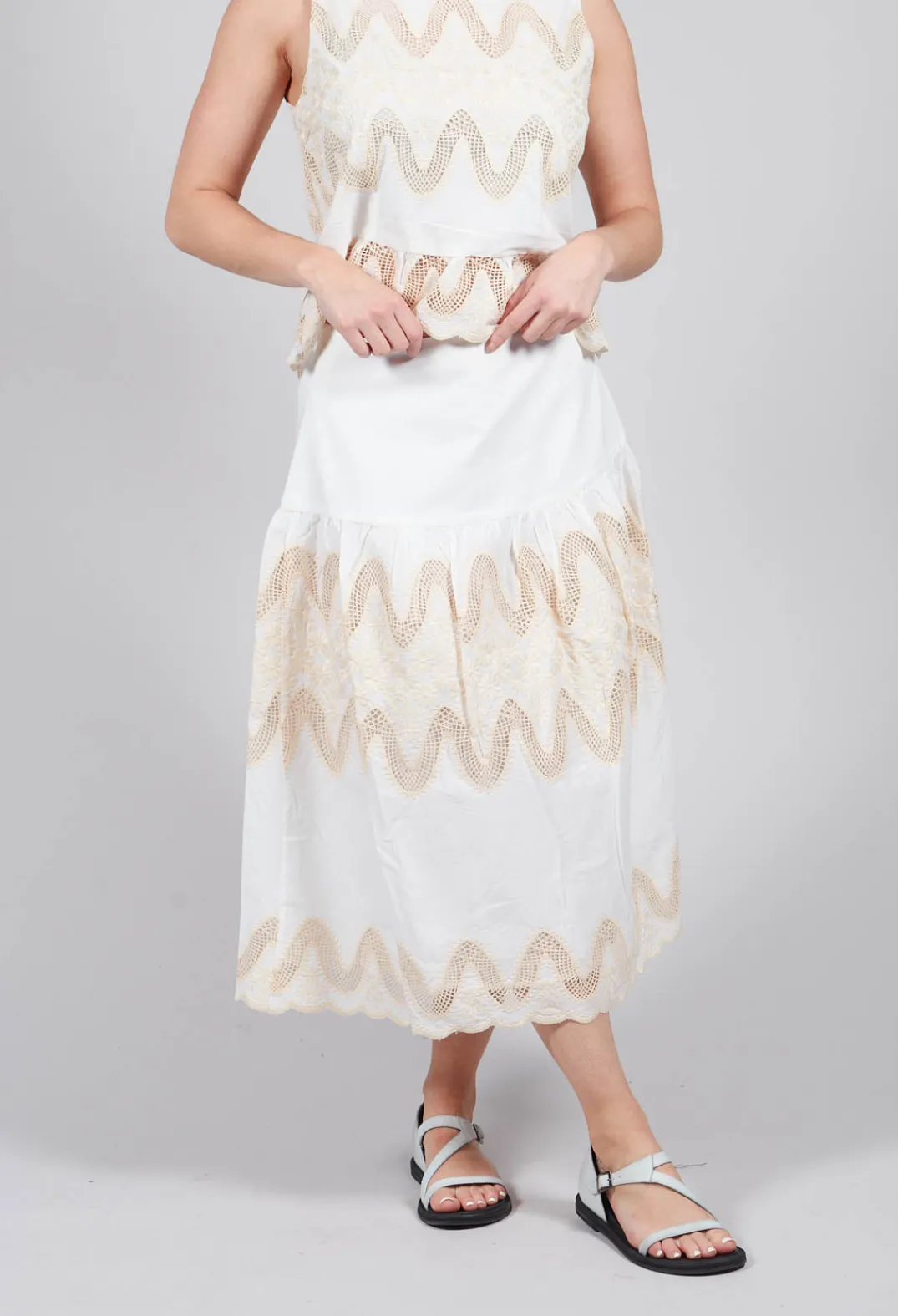 Rene Derhy Skirts^Villeneuve Skirt in Blanc