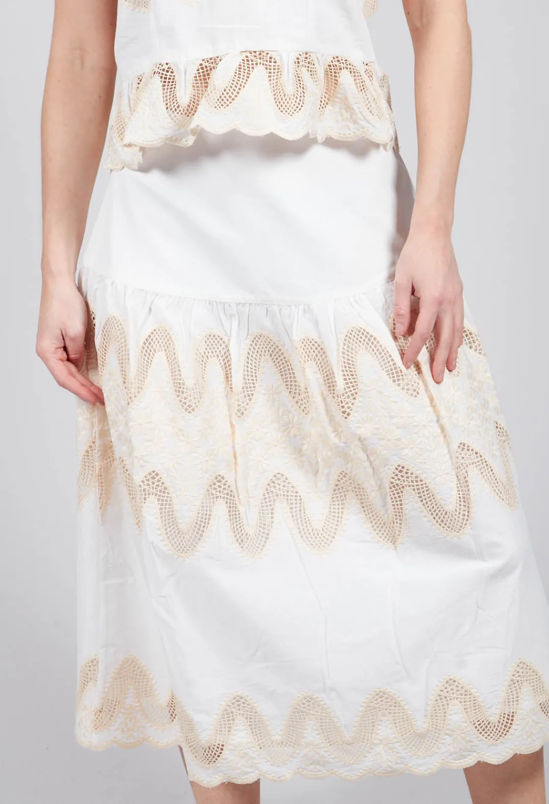 Rene Derhy Skirts^Villeneuve Skirt in Blanc