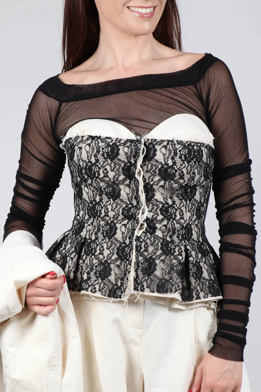 Another Archive Tops^Vintage Lace Corset