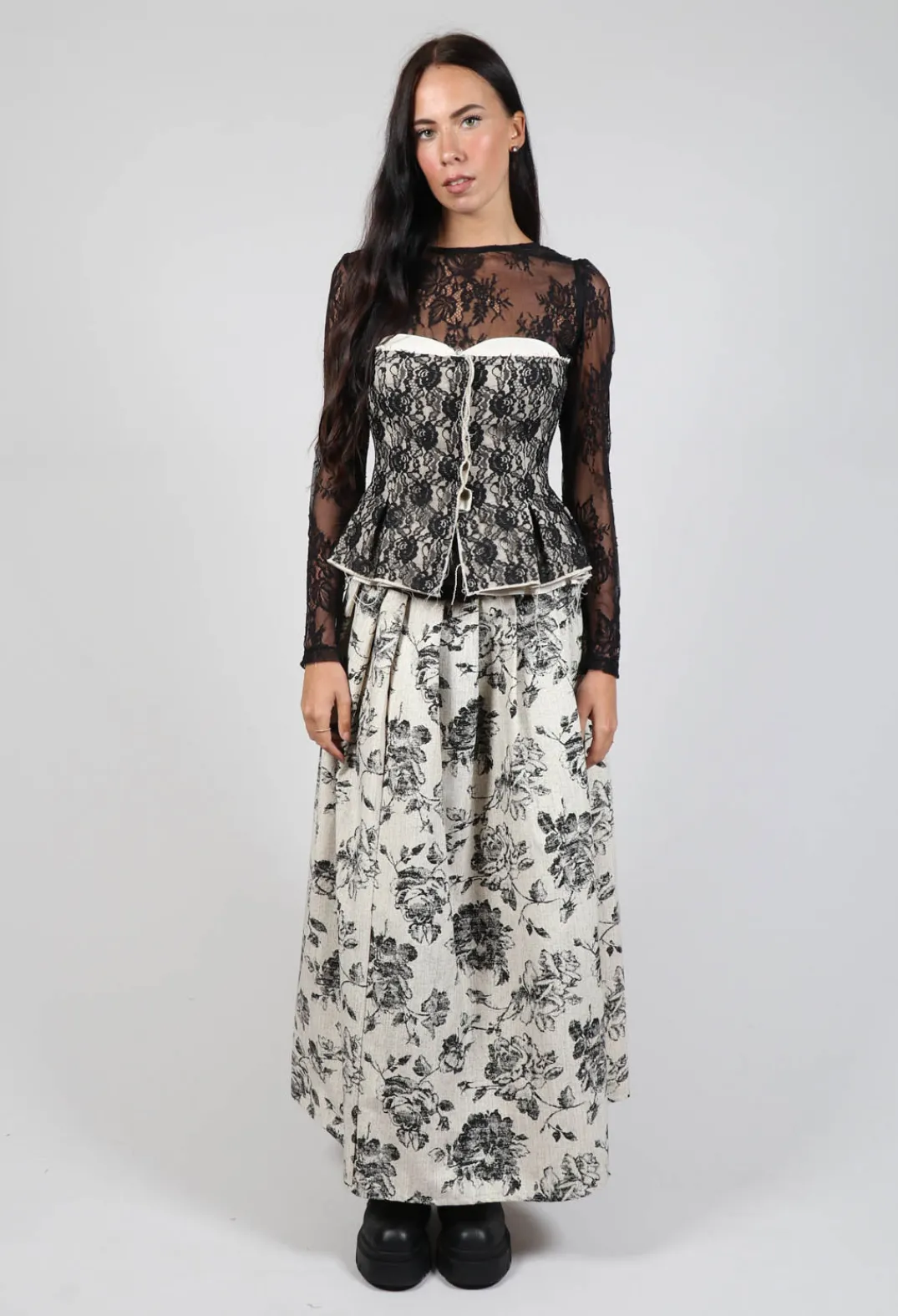 Another Archive Tops^Vintage Lace Corset