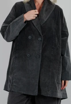 Amici Coats^Vintage Look Coat in Pewter