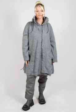 Rundholz Dip Coats^Virgin Wool Coat in Pencil Mel