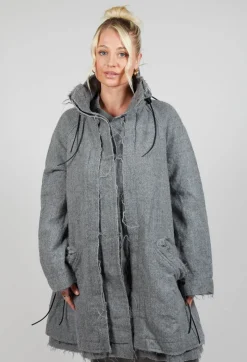 Rundholz Dip Coats^Virgin Wool Coat in Pencil Mel