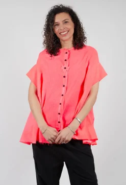 Pluslavie Shirts & Blouses^Voile Shirt in Coral
