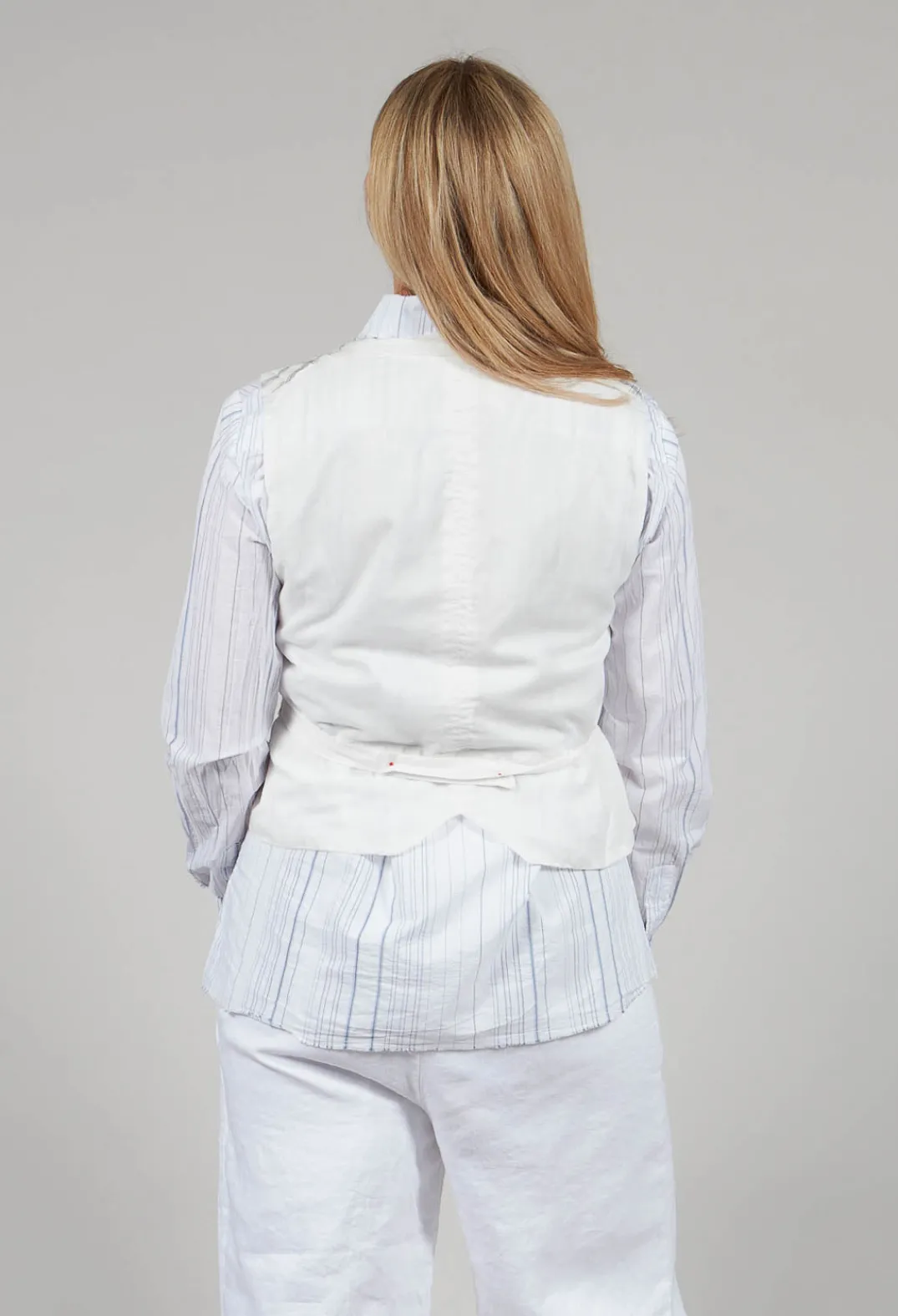 Hannoh Wessel Coats^Waistcoat Gemma in Natural Check