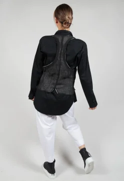 Marc Point Jackets^Waistcoat in Black / White