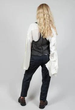 Marc Point Jackets^Waistcoat in Black / White