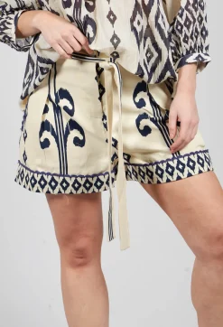 Rene Derhy Shorts^Wanda Shorts in Ecru