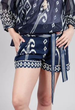 Rene Derhy Shorts^Wanda Shorts in Marine Navy