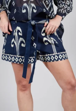 Rene Derhy Shorts^Wanda Shorts in Marine Navy