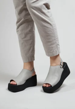 Lofina Sandals^Wedge Sandals in Gasoline Perla Akoya