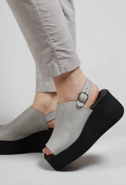Lofina Sandals^Wedge Sandals in Gasoline Perla Akoya