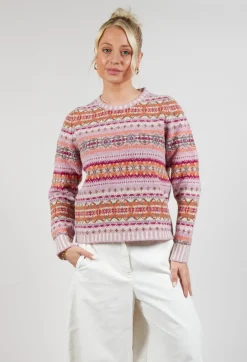 Eribe Jumpers^Westray Sweater in Orange Burst