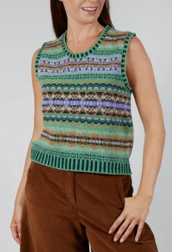 Eribe Tops^Westray Vest in Meadow