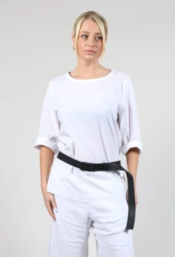 Pal Offner Belts^Wide Belt in Black Firm