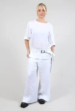 Pal Offner Belts^Wide Belt in White