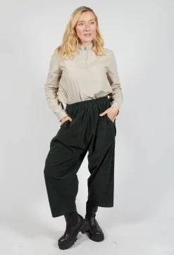 Apuntob Trousers^Wide Leg Culottes in Forest