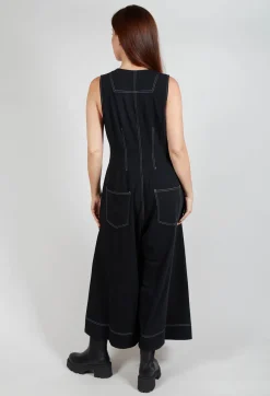 Bitte Kai Rand Jumpsuits^Wide Leg Denim Style Jumpsuit in Black