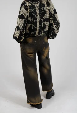 Masnada Trousers^Wide Leg Jeans in Denim Tumeric