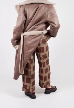 Aleksandr Manamis Trousers^Wide Leg Trousers in Black Dirty