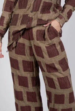 Aleksandr Manamis Trousers^Wide Leg Trousers in Black Dirty