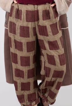 Aleksandr Manamis Trousers^Wide Leg Trousers in Black Dirty