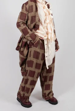 Aleksandr Manamis Trousers^Wide Leg Trousers in Black Dirty