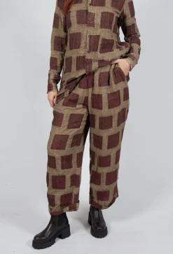 Aleksandr Manamis Trousers^Wide Leg Trousers in Black Dirty