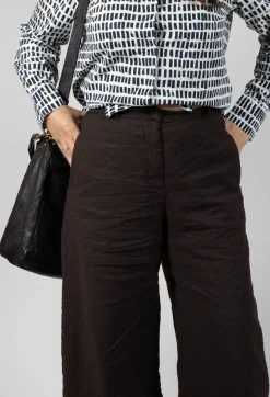 Aequamente Trousers^Wide Leg Trousers in Ebano