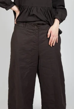 Aequamente Trousers^Wide Leg Trousers in Ebano
