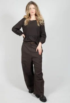 Aequamente Trousers^Wide Leg Trousers in Ebano