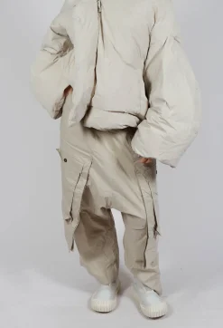 Rundholz Dip Trousers^Wide Leg Trousers with Statement Pockets in Eraser