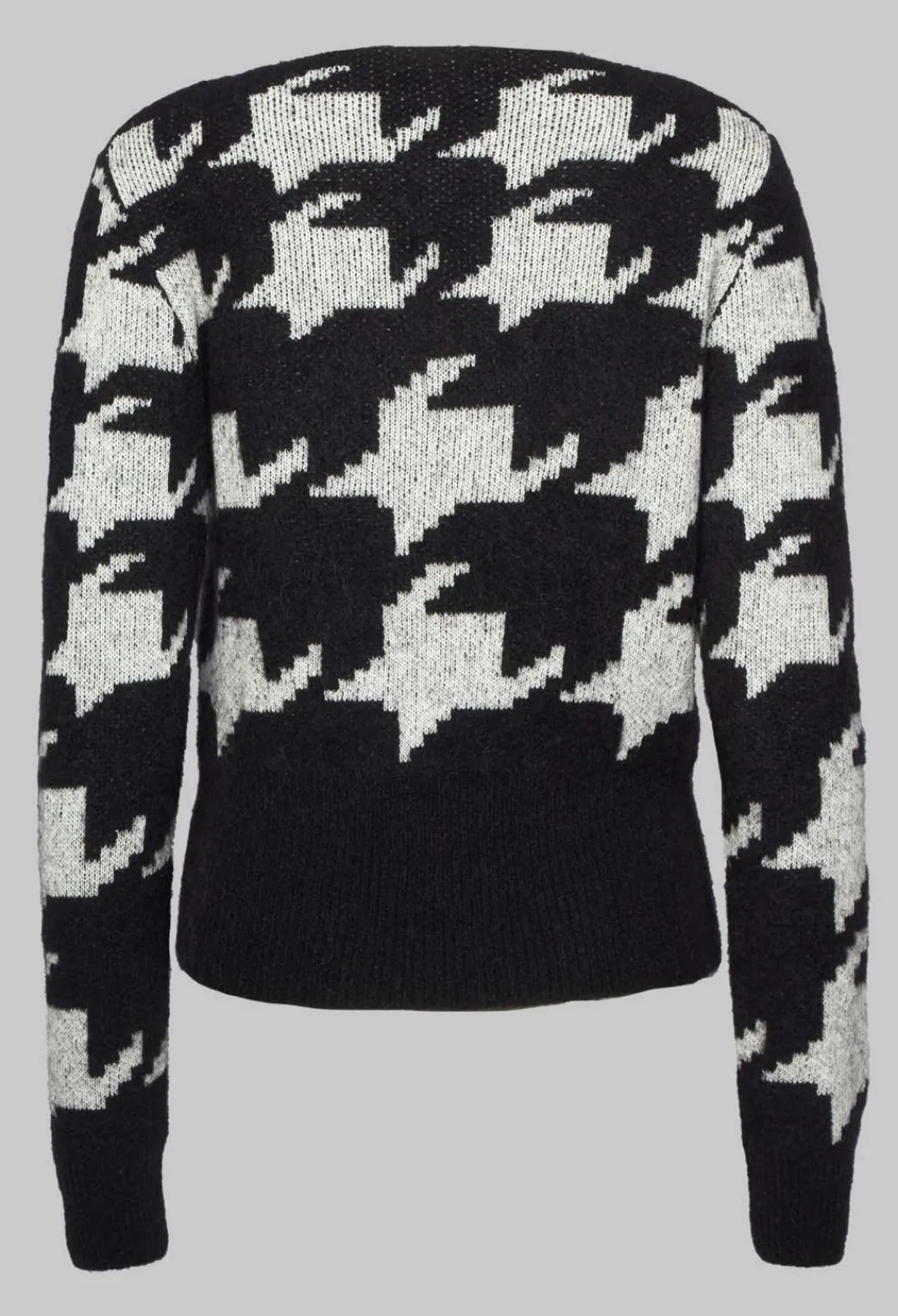 Sarah Pacini Jumpers^Wide Neck Jumper in Black and White