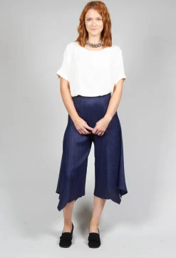 Beatrice B Shirts & Blouses^Wide Neck Short Sleeve Silk Blouse in Cream