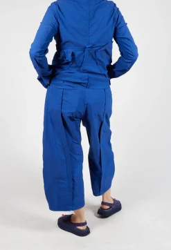 Rundholz Dip Trousers^Wide-Leg Barrel-Style Trousers in Royal