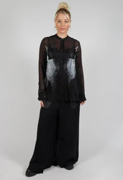 Masnada Shirts & Blouses^Wings Shirt in Pixel Black