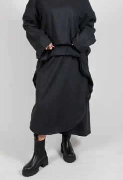 La Vaca Loca Skirts^Wok Onda Skirt in Bristol Grey